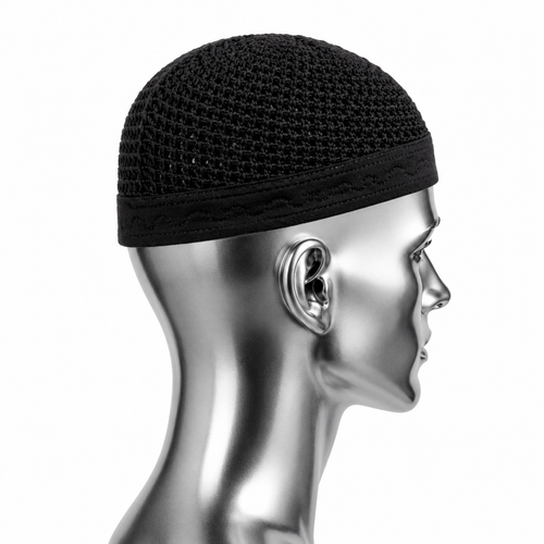 EGYPTIAN KUFI GRAY PRAYER HAT