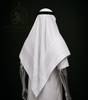 LUXURY WHITE SHEMAGH SCARF