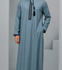 PREMIUM STEEL BLUE OMANI THOBE